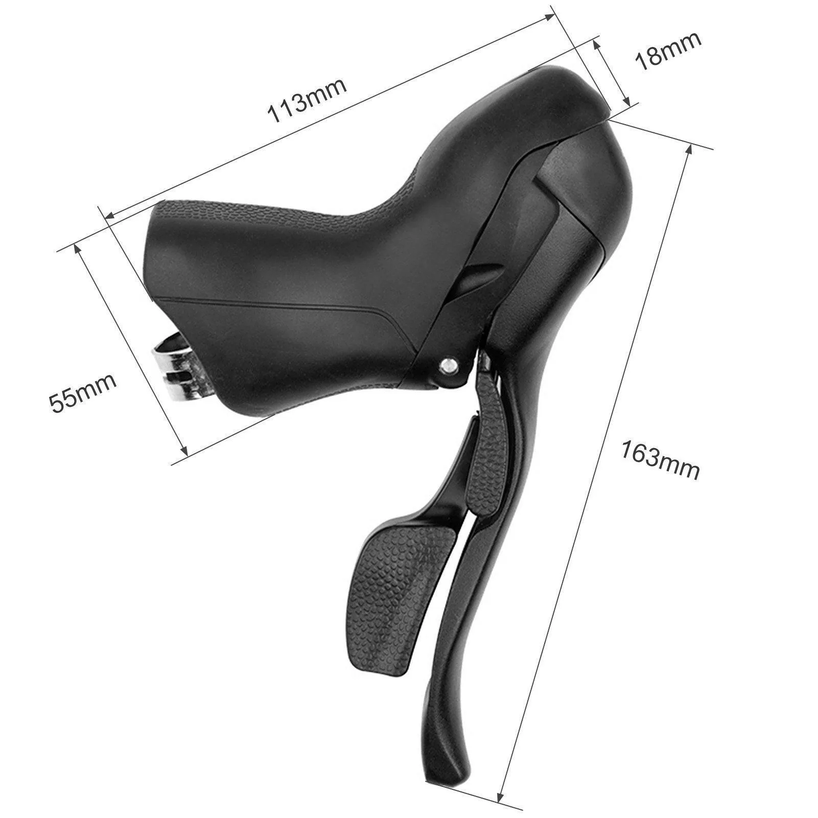 2 x 7/8/9/10 Speed Bicycle Shifter Cycling Road Bike Dual Control Shift Lever for 22.2mm Handlebar
