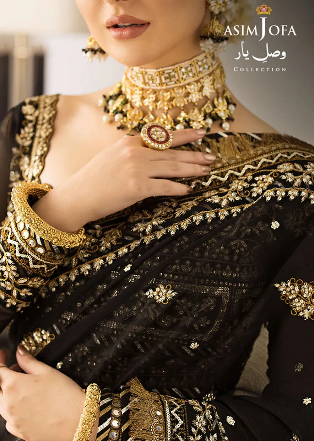 AJVY-01 - Unstitched - Asim Jofa Vasl e Yaar Collection 2023