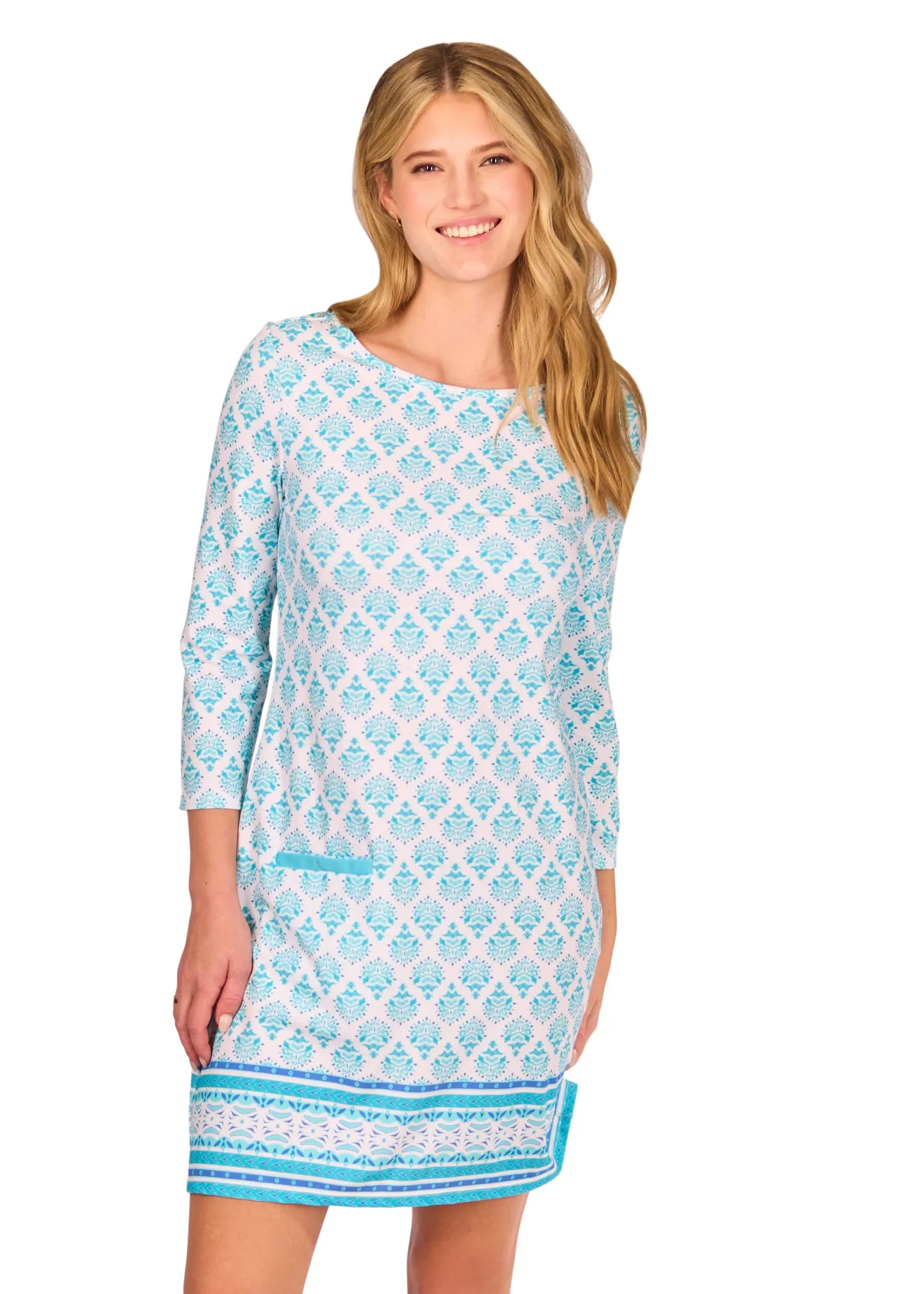 Amalfi Coast Cabana Shift Dress