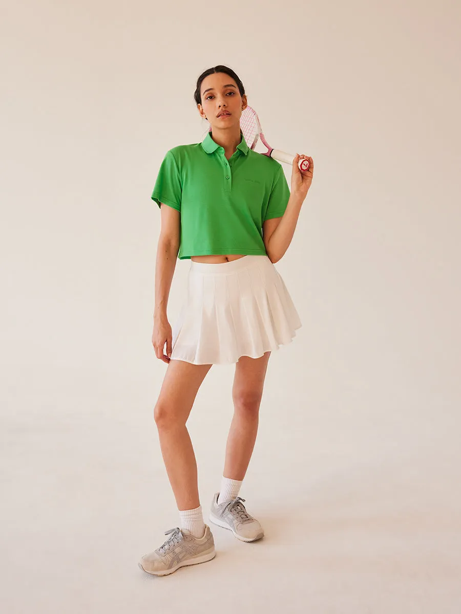 Birdie Cropped Polo