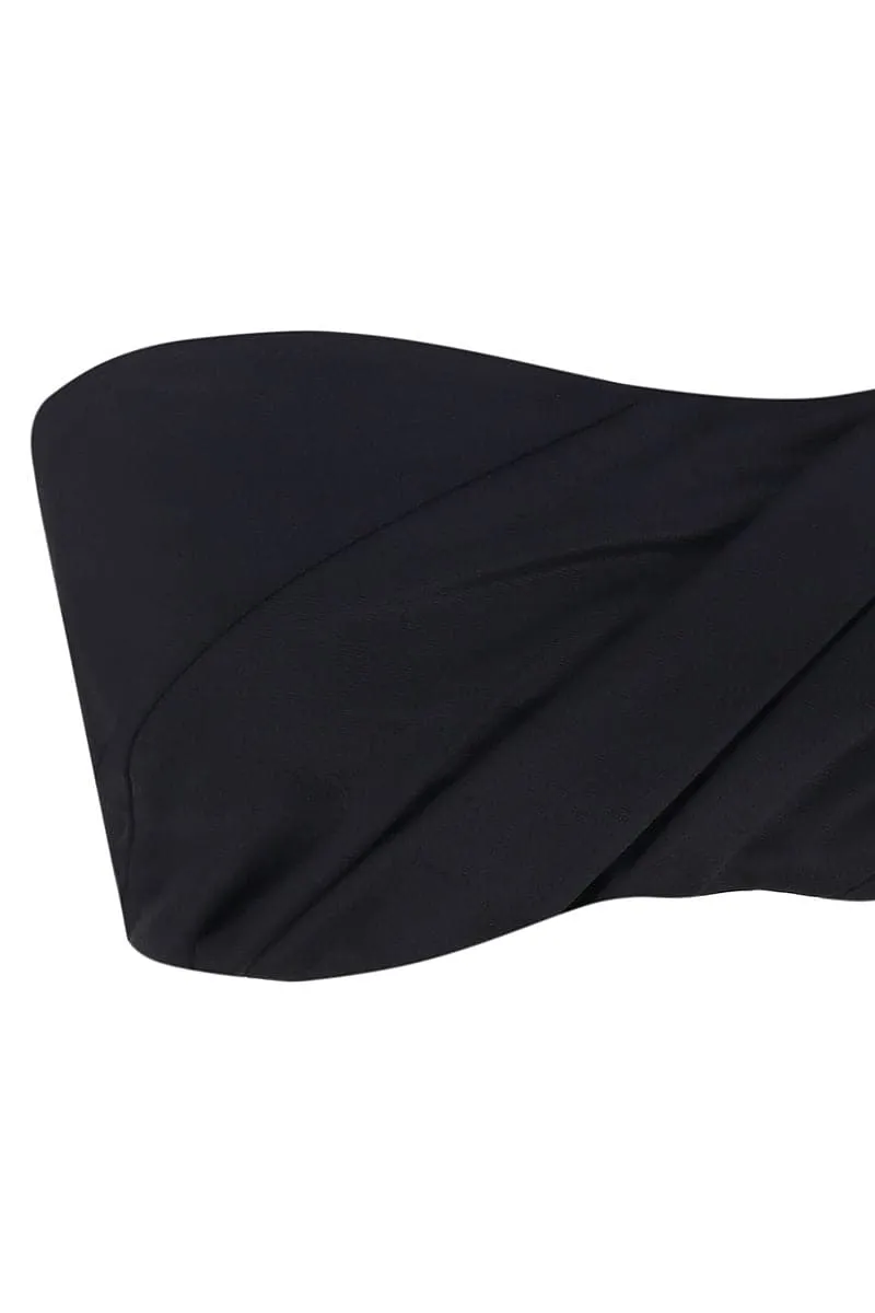 BLACK ETERNITY BANDEAU TOP