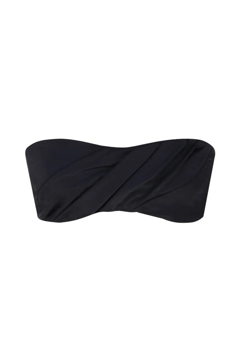 BLACK ETERNITY BANDEAU TOP