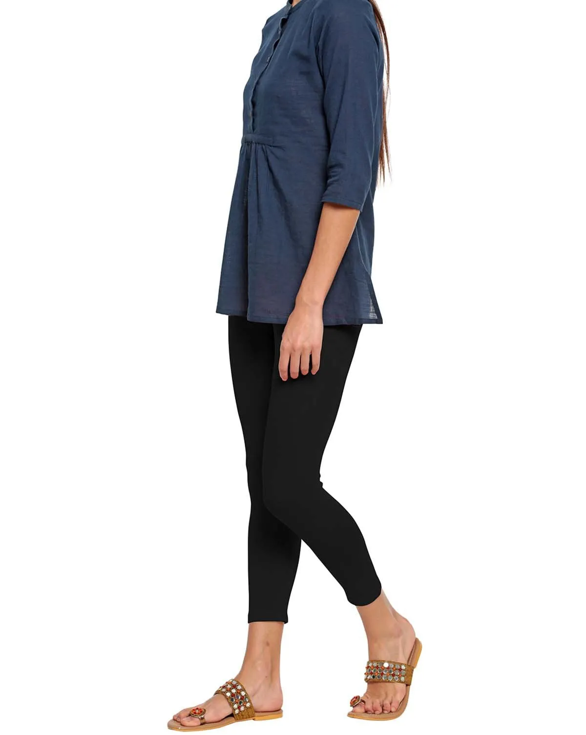 Black Legging Cropped 7/8