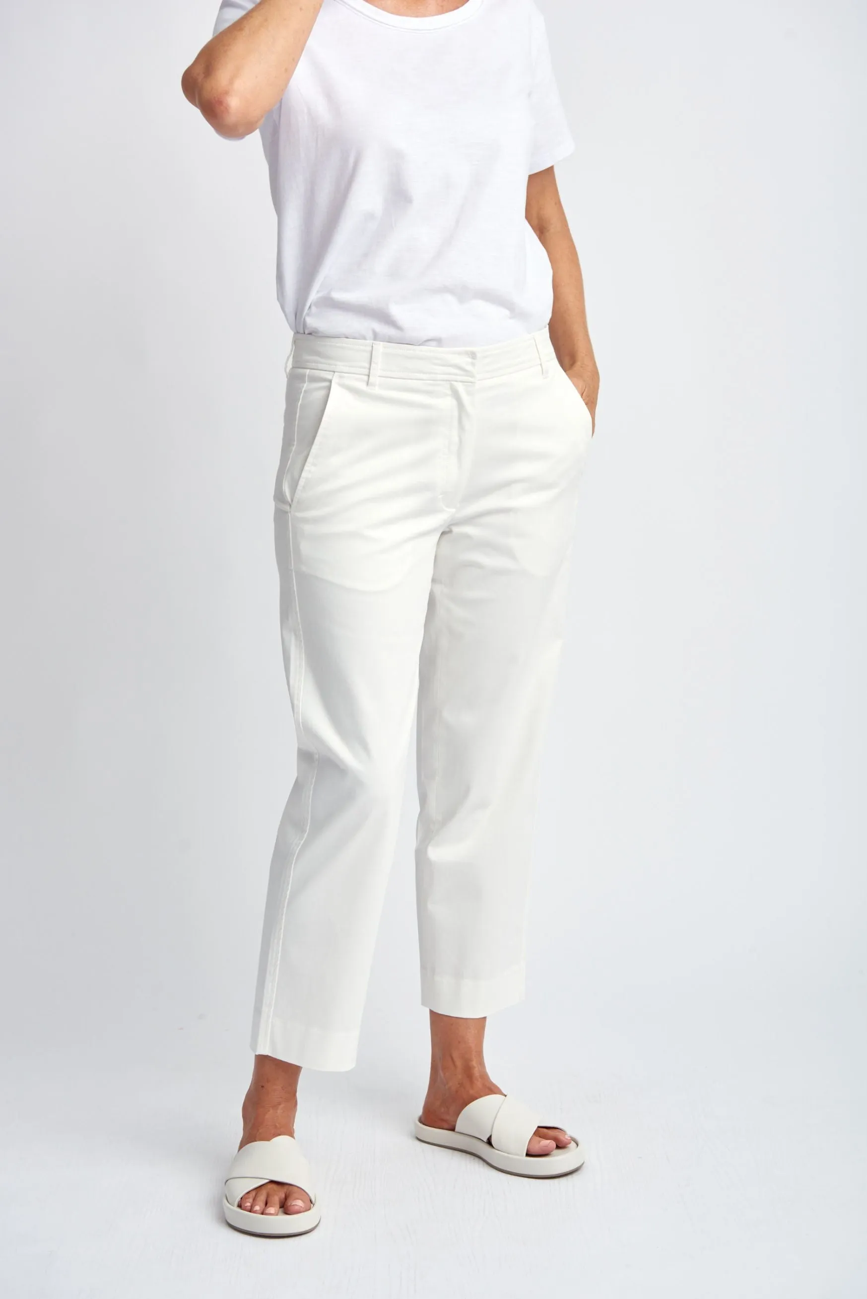 Cropped Pant White