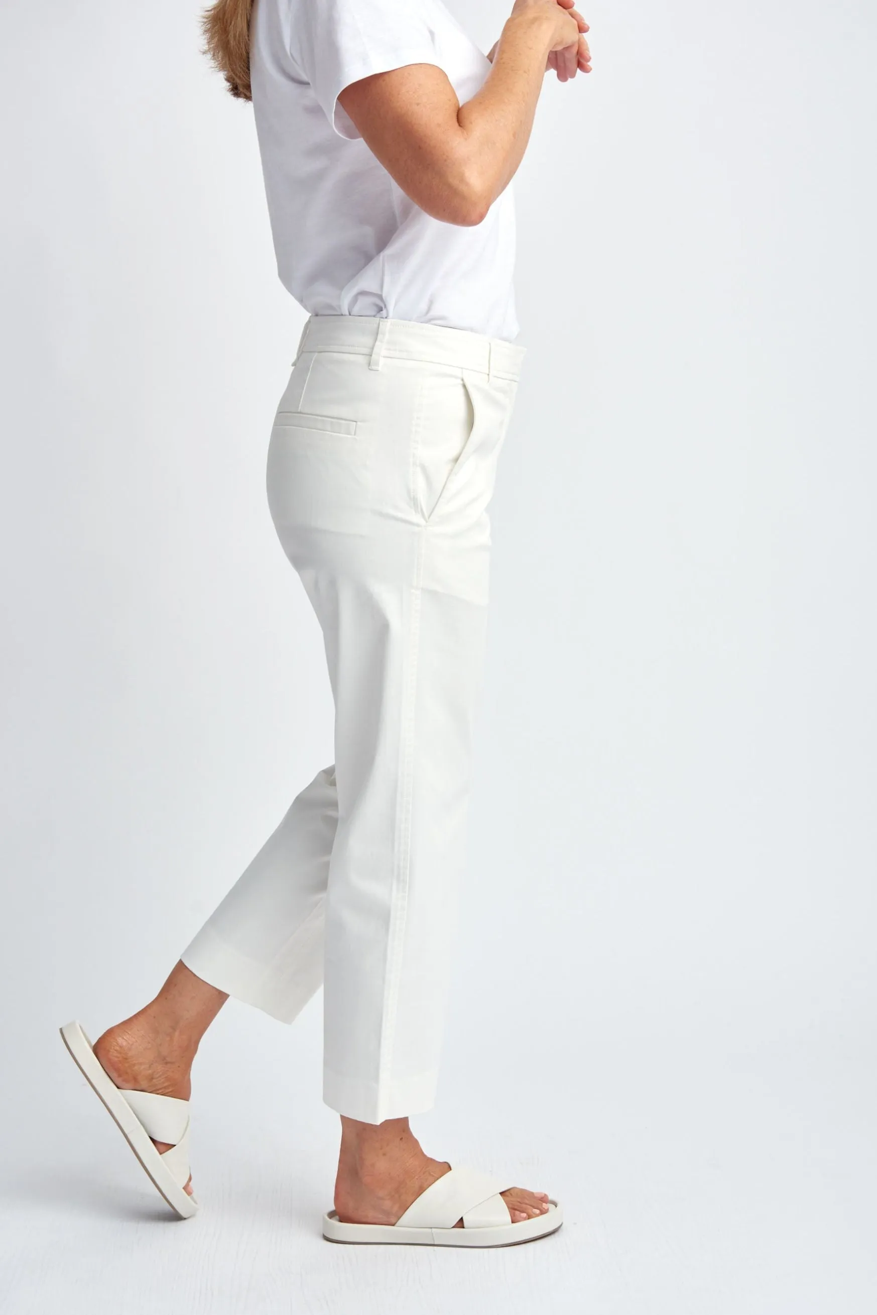 Cropped Pant White
