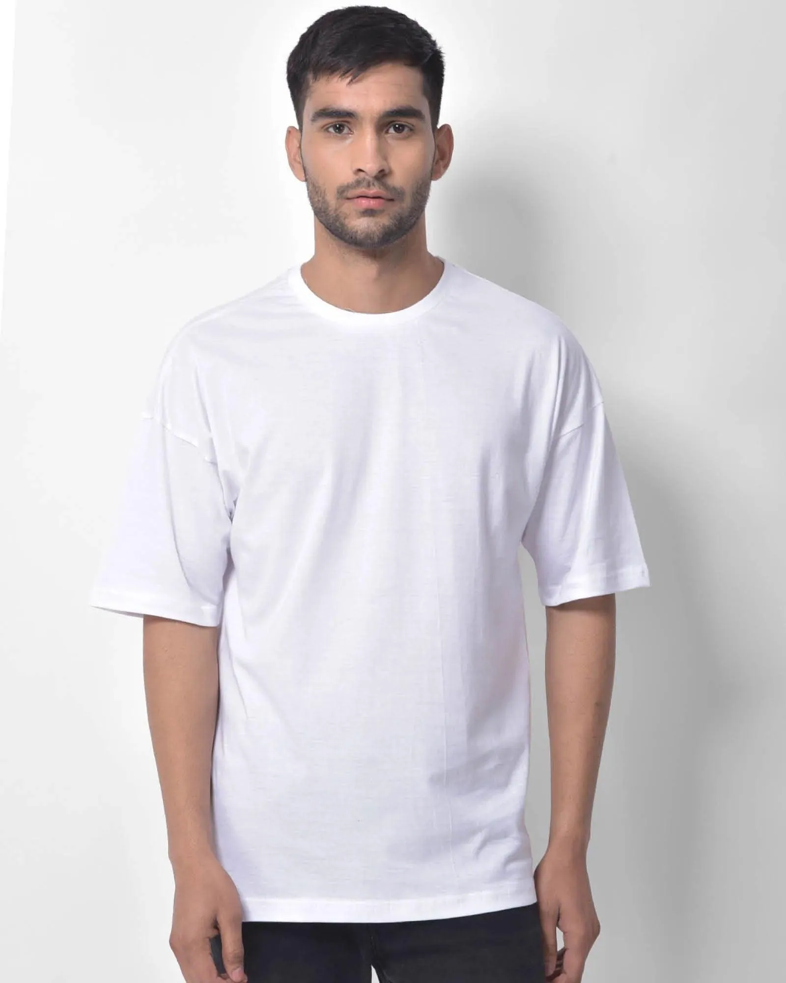 Dropshoulder Tee - White