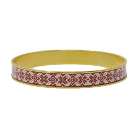 Fair Isle Bangle Bracelet