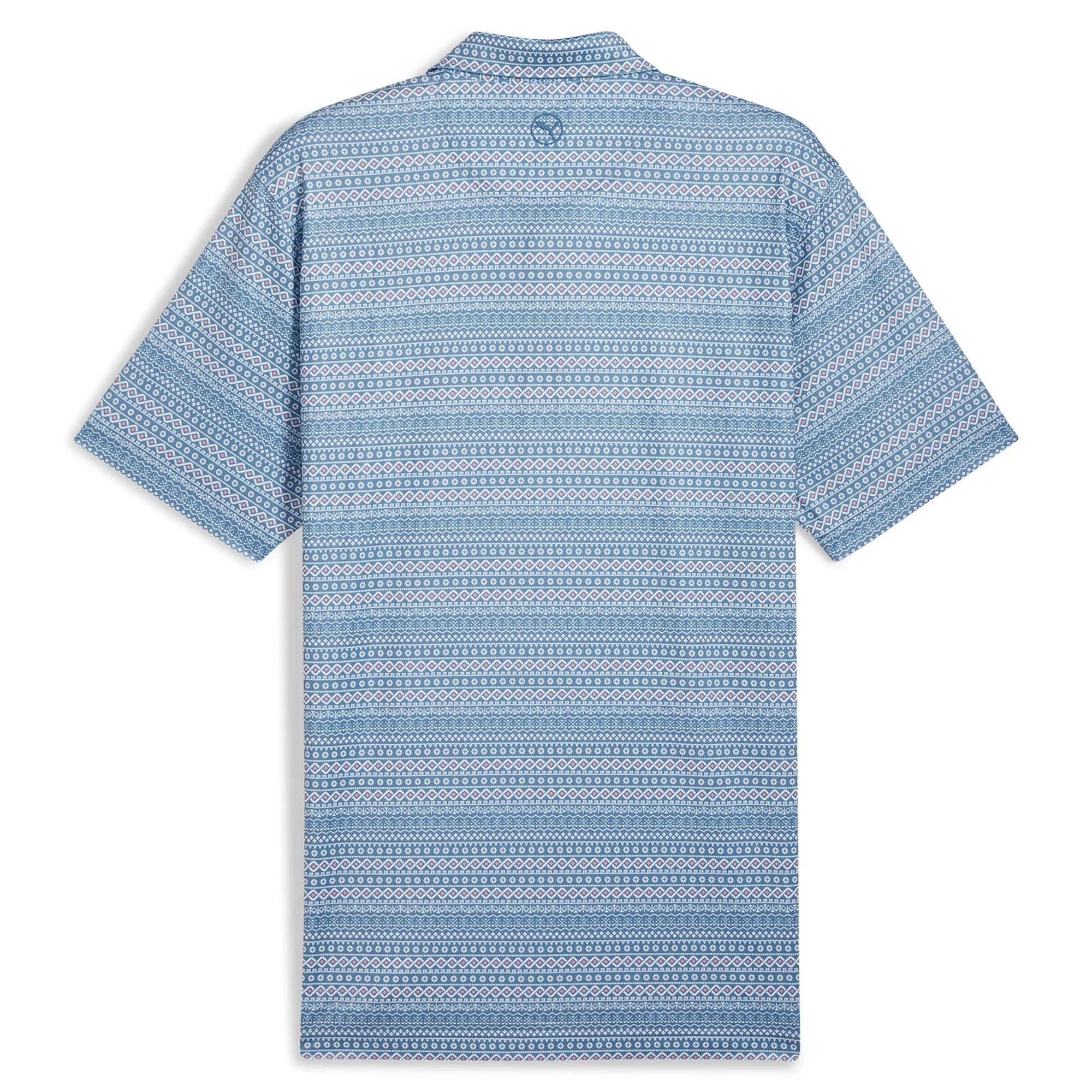 Fair Isle Micro Print Golf Polo