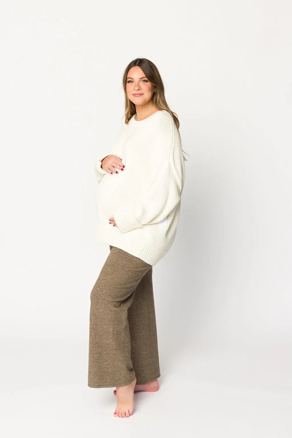 Fair Isle Sweater in Salt