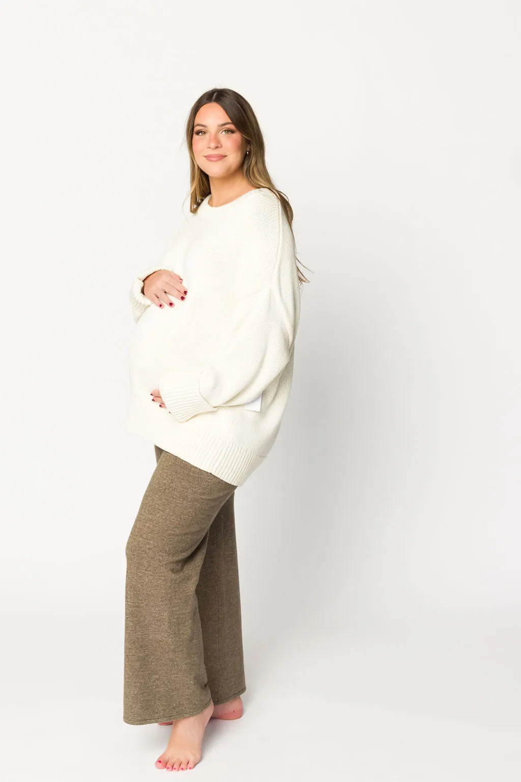 Fair Isle Sweater in Salt