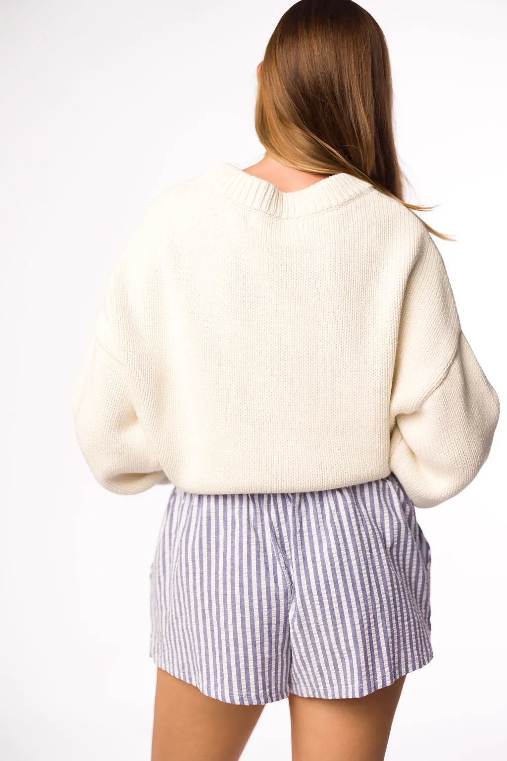 Fair Isle Sweater in Salt
