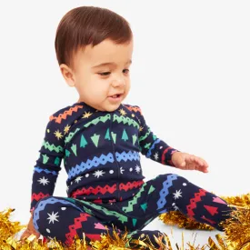 Holiday PJs in Festive Fair Isle