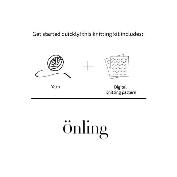Holly Sweater from Önling, No 20 knitting kit