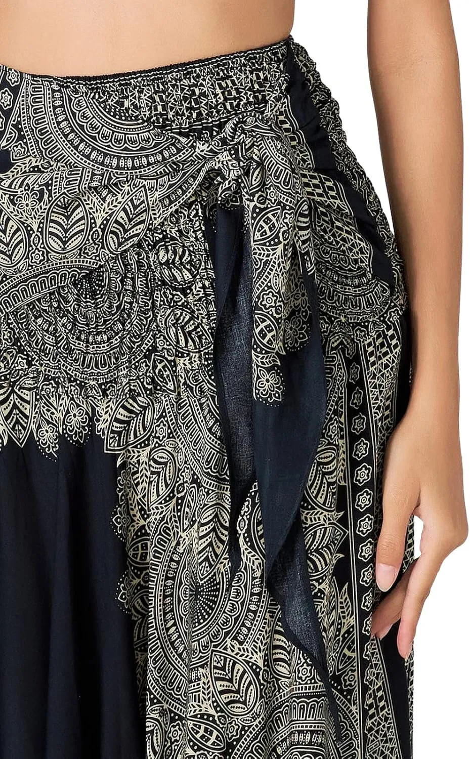 Joob Joob Long Boho Skirts for Women - Bohemian Hippie Maxi Summer Skirt