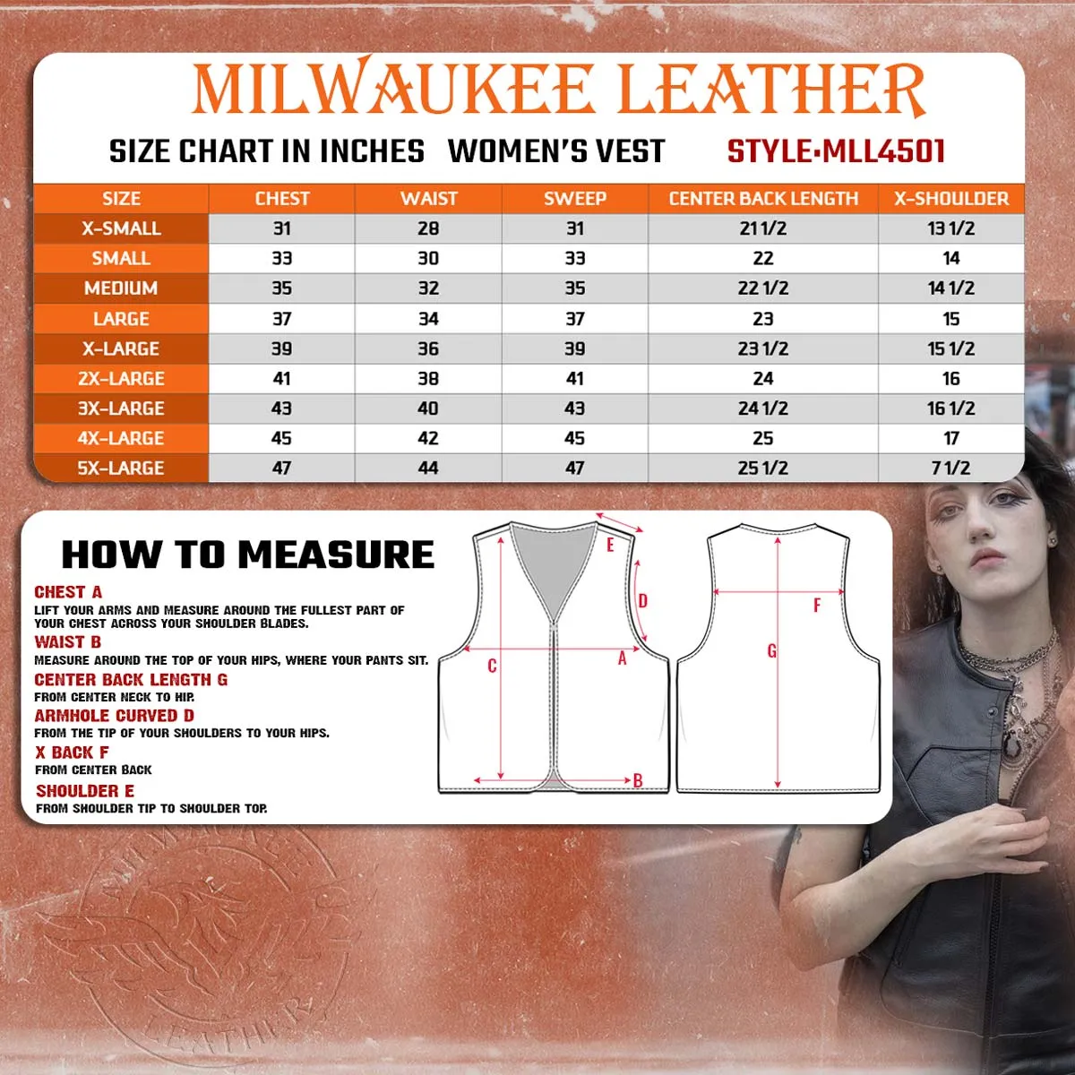 Milwaukee Leather MLL4501 Women's Bullet Proof Style Swat Rider