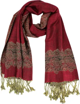 PASKMLNA Women's Reversible Pashmina Shawl Scarf Wrap Stole For All Seasons