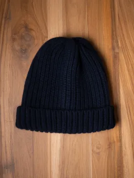 RIBBED HAT<br>NAVY