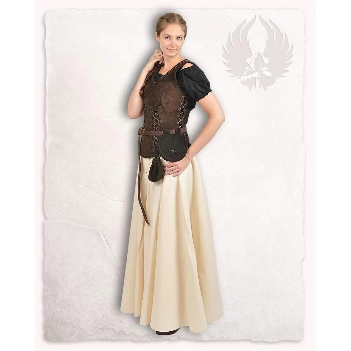 Sarina leather bodice