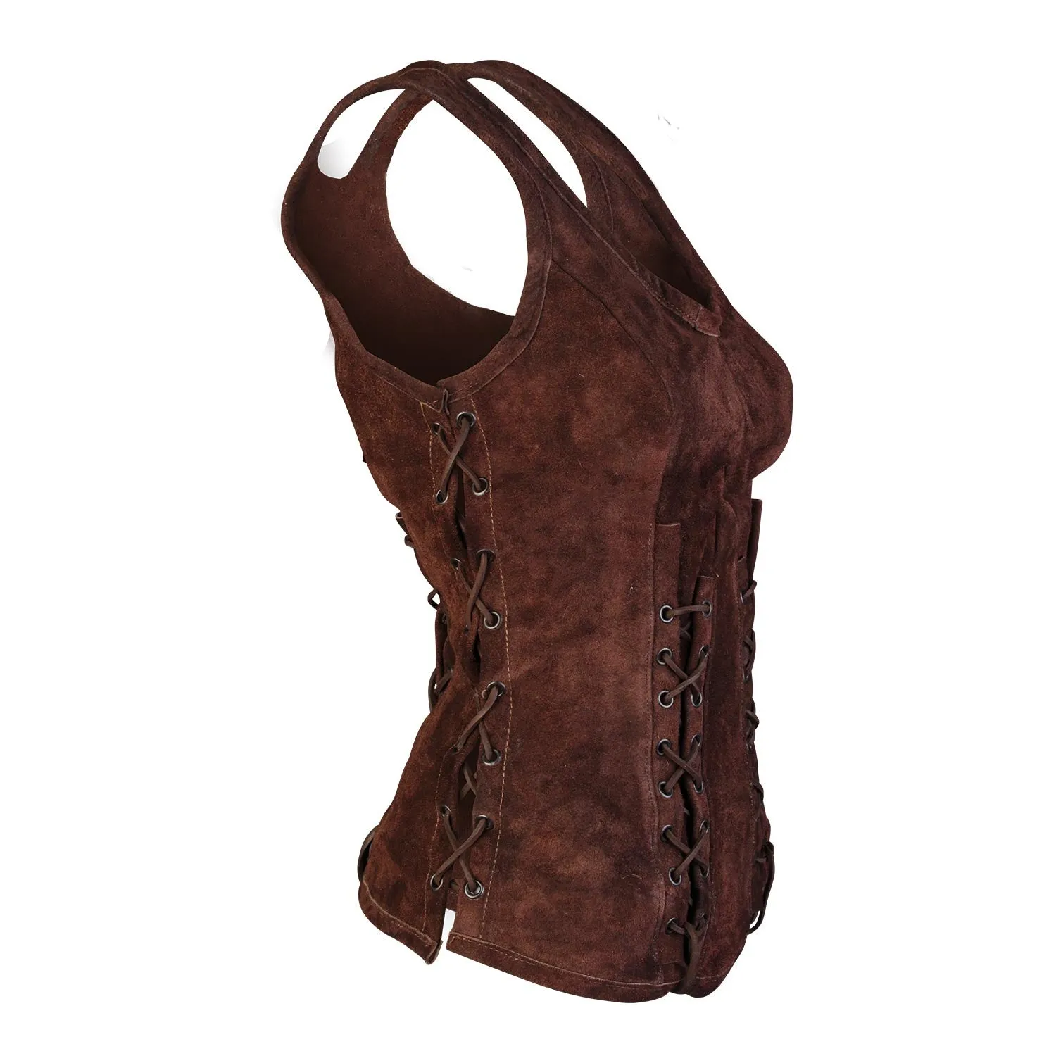 Sarina leather bodice