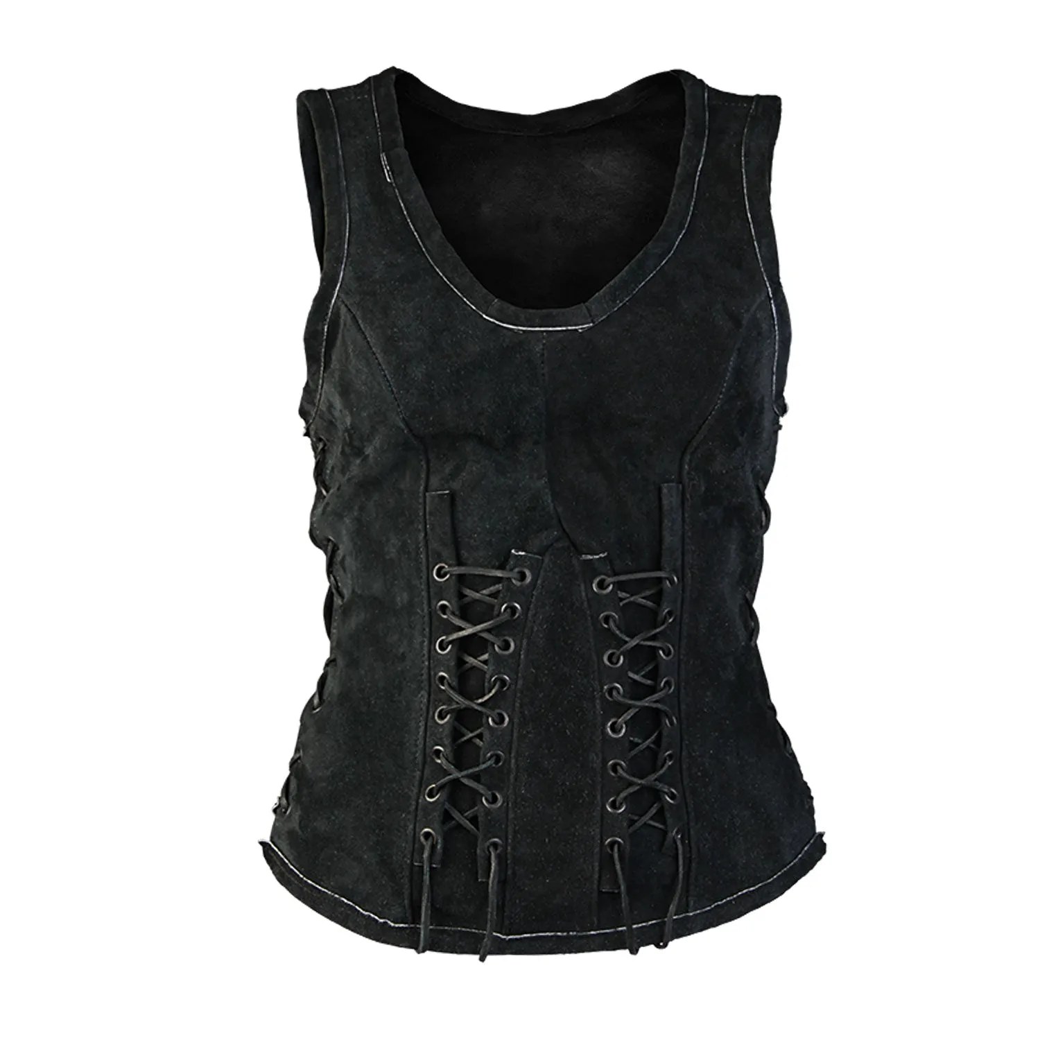 Sarina leather bodice