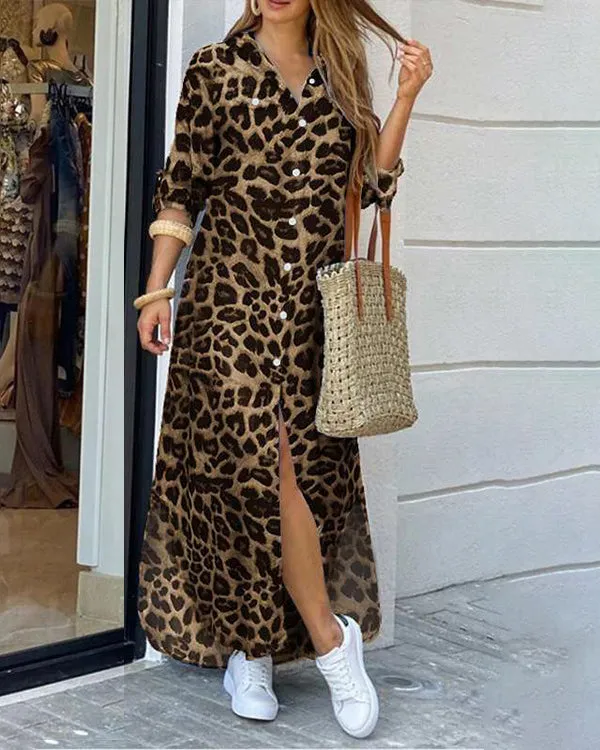Single Breasted Commuter Irregular Dress