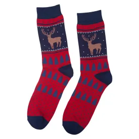 Socks -  Fair Isle & Stag