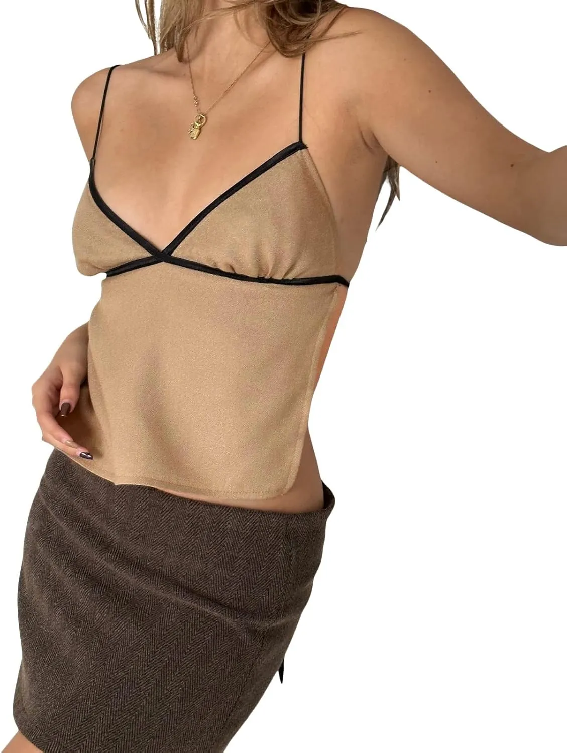 Women Y2k Tube Top Sexy Cami Tops Going Out Summer Outfits