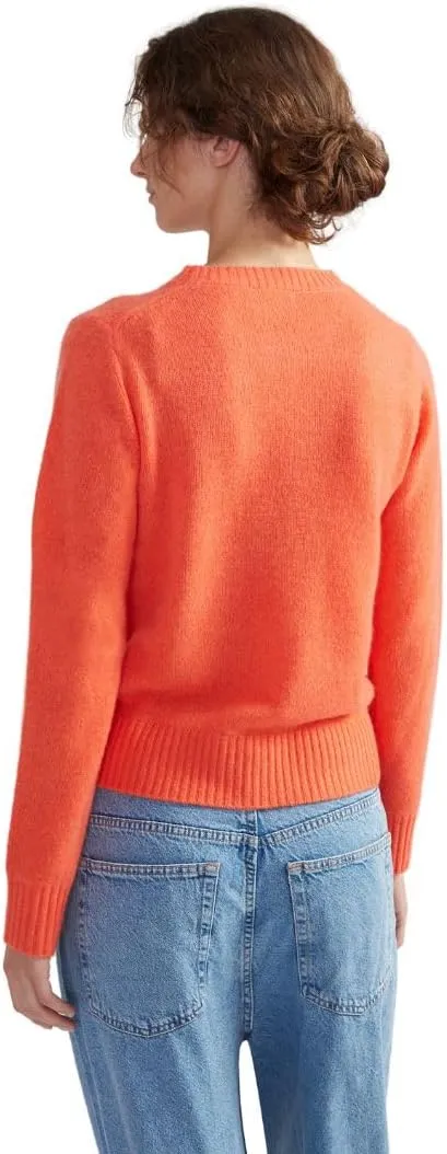 Women's 100% Pure Cashmere Long Sleeve Crew Neck Sweater - Soft, Warm, and Stylish Winter Knit Pullover