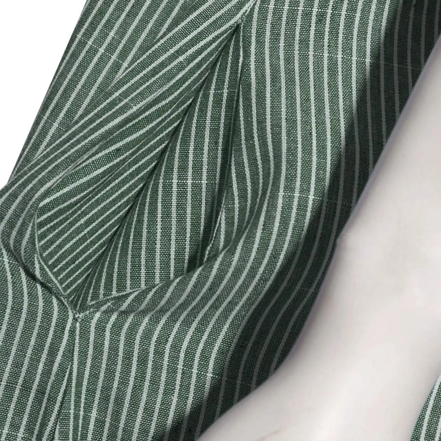 Women's Dresses Summer Casual Striped Sleeveless Round Neck Linen with Pockets Long Maxi Dress Spring, S-2XL